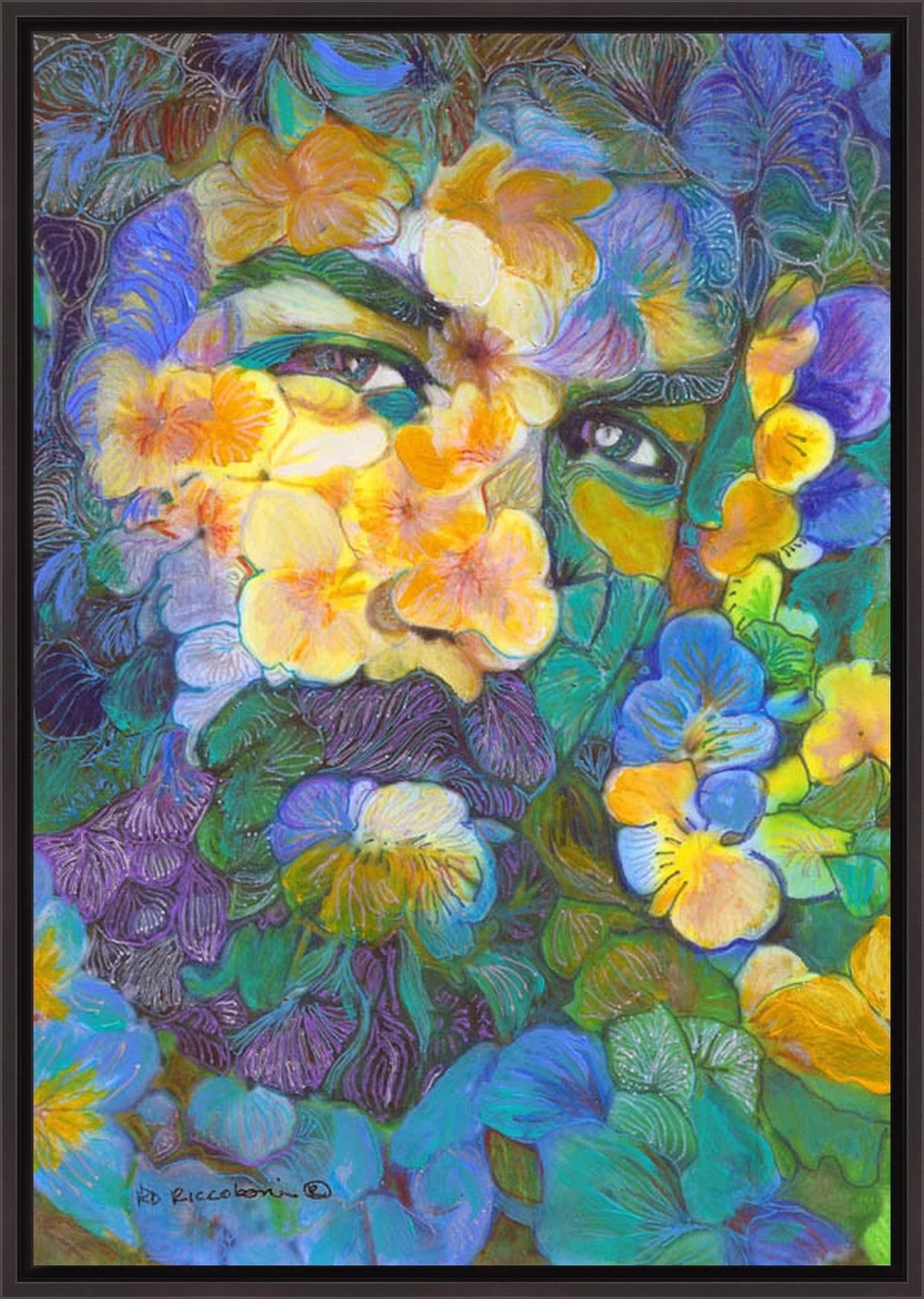 The Flower Bear - Artist Self Portrait