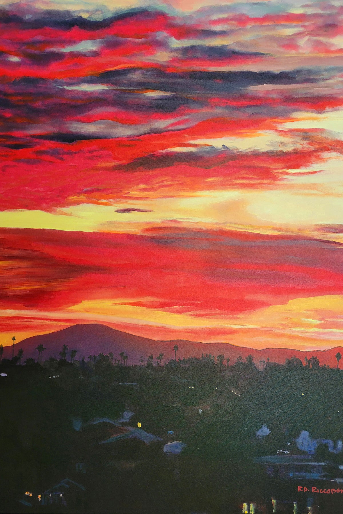 Sunrise San Diego Canvas Giclée by Riccoboni
