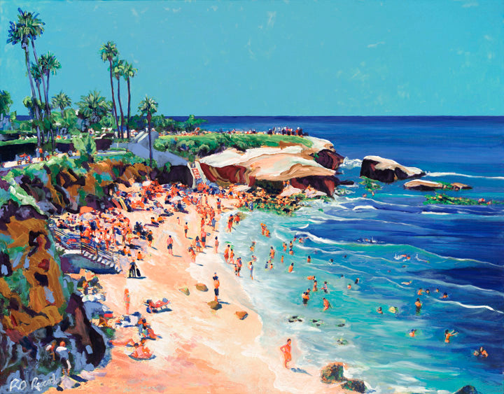 La Jolla Cove - Signed Art Print by Riccoboni