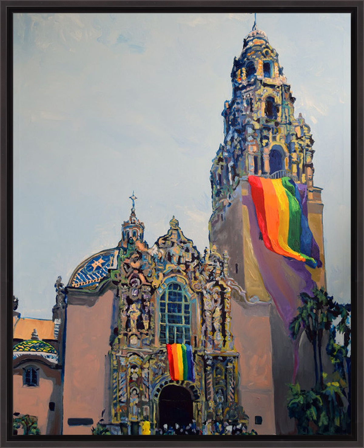 We Rise As We Lift Others - Canvas Giclée by RD Riccoboni - Framed