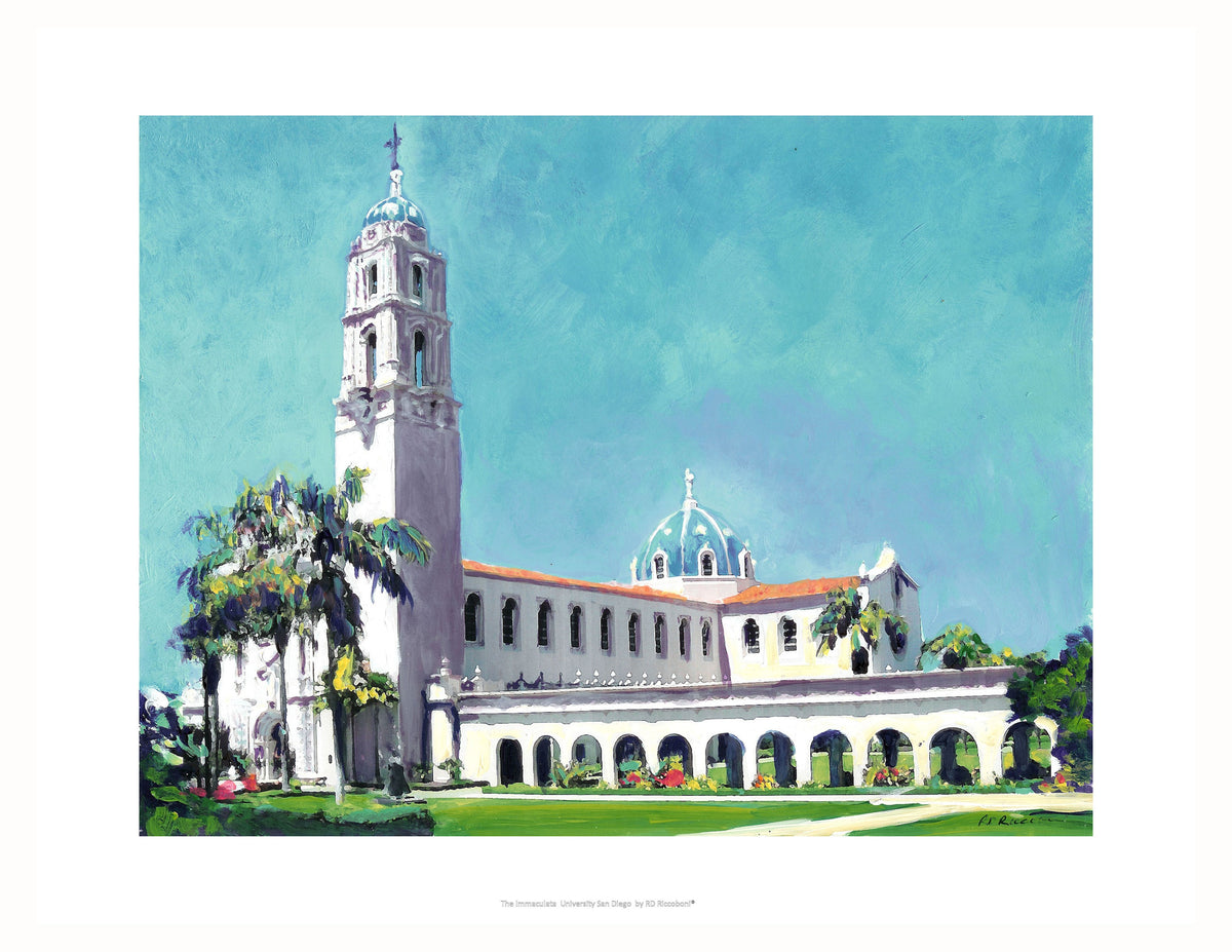 University of San Diego Chapel – Signed Art Print by RD Riccoboni