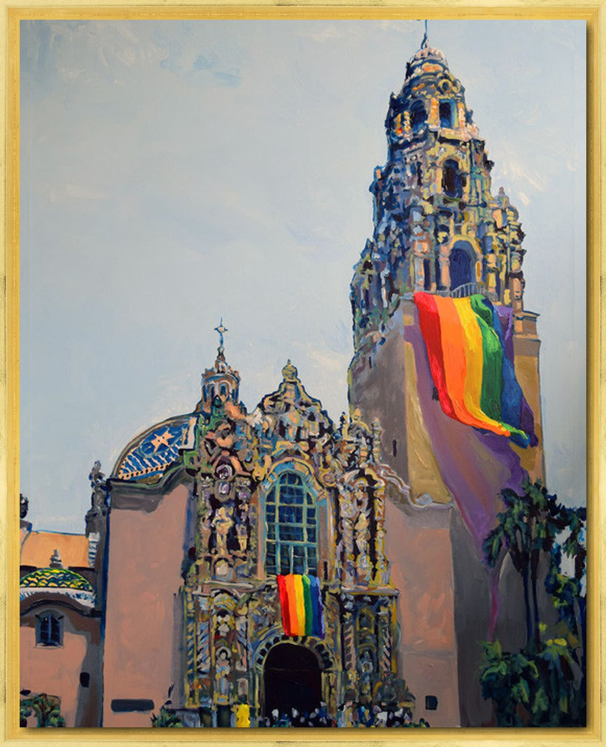We Rise As We Lift Others - Canvas Giclée by RD Riccoboni - Framed
