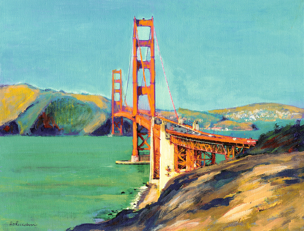 Golden Gate Bridge San Francisco - Canvas Giclée by RD Riccoboni