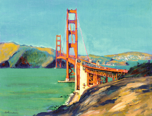 Golden Gate Bridge - San Francisco - Canvas Giclée by RD Riccoboni